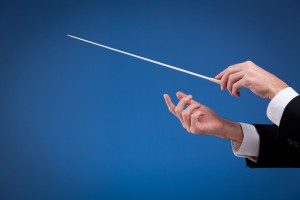 Manos Director de orquesta