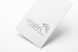 logo inspiri metallic