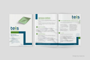 Diseño díptico A5 TeisRRHH