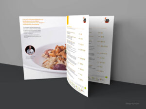 Diseño editorial Carta restaurante elDuendeFuego
