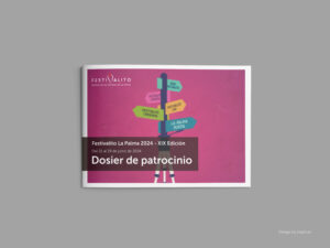 Diseño dossier patrocinio portada