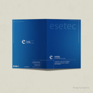 diseño Carpeta corporativa esetec